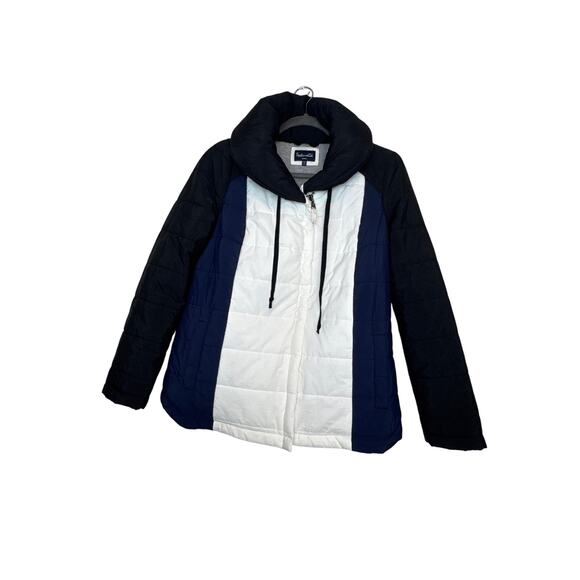 Splendid Colorblock Quilted Puffer Jacket - Picture 1 of 2
